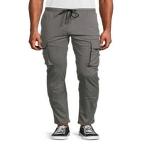 American Stitch bărbați Stretch nailon dublu Cargo Jogger pantaloni, Dimensiuni S-2XL