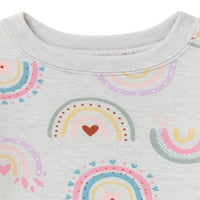 Garanimals Baby Girls Print Fleece Top, Dimensiuni 6 Luni-Luni