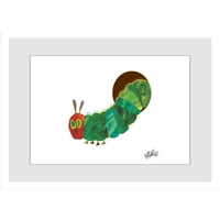 Eric Carle Caterpillar Ascunzând Imprimarea De Artă Încadrată