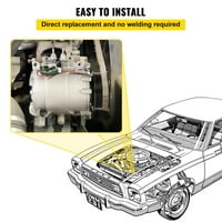 Compresor de aer condiționat Nou se potrivește Honda CR-V 2.4 L-CO 10663AC