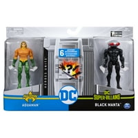 Benzi desenate Aquaman vs. Manta neagră figură de acțiune cu accesorii misterioase, Aventură 2