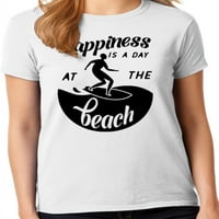 Colecția de tricouri grafice pentru femei Graphic America Summer Beach