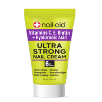 Nail-Aid-Vitaminele C , E, Biotină + Acid Hialuronic-Cremă Ultra Puternică Pentru Unghii 6-În-1