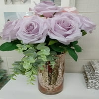 Mod de a sărbători vaza de sticlă din Aur Roz