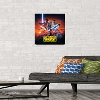 Star Wars: The Clone Wars-Poster De Perete De Artă Cheie De Sezon, 14.725 22.375