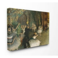 Colecția Stupell Home Decor Degas repetiția baletului pe scenă pictură clasică pânză artă de perete