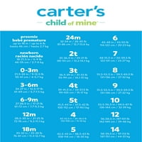 Carter ' s Child Of Mine set de ținute Pentru băieți, 2 piese, dimensiuni 12M-5T