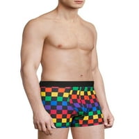Bărbați Pride Rainbow carouri imprimare Boxer scurt