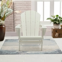 Mobilier scaun pliabil scaune interioare în aer liber, scaun confortabil proiectat ergonomic spătar înalt și cotiere largi, ușor