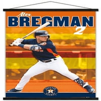 Poster de perete Houston Astros-Ale Bregman cu cadru Magnetic, 22.375 34