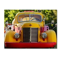 Marcă comercială Fine Art 'Gold King Mine Yellow Truck' Canvas Art de Mike Jones fotografie