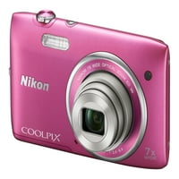 Nikon Coolpi S 20. Cameră Compactă Megapixel, Roz