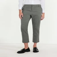 Pantaloni drepți pentru femei Time și Tru, 28 Inseam, dimensiuni 2-20
