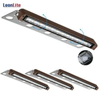 LEONLITE 3-Way Dimmable LED Hardscape Light, 12V-24V AC DC joasă tensiune, 3w 5w 7w Step Light, 120 de lumini de perete pivotante,