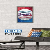 Atlanta Braves-Poster De Perete Cu Logo, 14.725 22.375