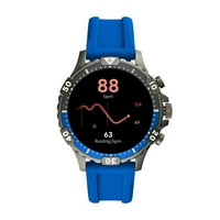 Fossil Gen Garrett HR Smartwatch-Silicon Albastru