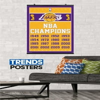 Los Angeles Lakers-Champions Premium poster și Poster Clip Bundle