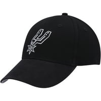 Bărbați negru San Antonio Spurs logo pălărie reglabilă