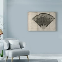 Marcă comercială Fine Art 'Tree Fan V' Canvas Art de John Butler