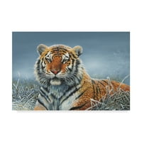 Marcă comercială Artă Plastică tigru în zăpadă artă pe pânză de Harro Maass