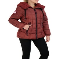 Canada vremea Gear femei Sherpa căptușite Puffer haina