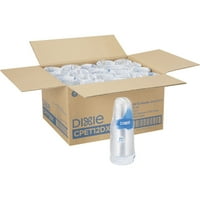 Dixie Clear Plastic Cold Cups - Fl Oz - Carton - Clear - Pete Plastic - Sifon, Cafea Cu Gheață, Probă, Restaurant, Cafenea, Breakroom,