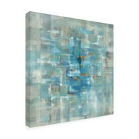 Marcă comercială Artă Plastică 'pătrate abstracte' pânză artă de Danhui Nai