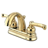 Kingston Brass GKB5611FL în. Robinet De Baie Centerset, Crom Lustruit