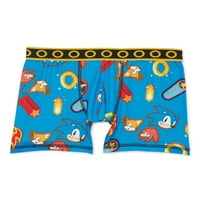 Sonic The Hedgehog Boy ' s all Over print Boxer slip lenjerie de corp, pachet de 4, dimensiuni XS-XL