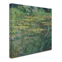 Marcă comercială Fine Art 'le Bassin Des Nympheas' Canvas Art de Monet