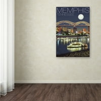 Marcă comercială Fine Art 'Memphis' Canvas Art De Lantern Press