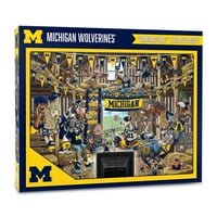 YouTheFan NCAA Michigan Wolverines Barnyard fani Puzzle