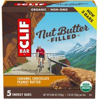 Clif Bar Nut Unt Bar, Umplut Caramel Ciocolata Unt De Arahide, Energy Bar, Ct, 1. oz