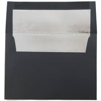 O folie Plicuri, 4.8x6. 5, 25 pachet, negru cu folie de argint