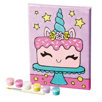 Salut Hobby pictează-ți propria pânză de cupcake Unicorn, băieți și fete, copil, cu vârsta peste 6 ani