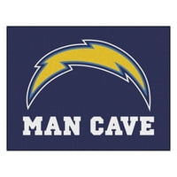 - Los Angeles Chargers Man Cave All-Star Mat 33.75x42.5