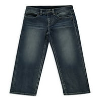 Silver Jeans Co. Băieți Garret Loose Fit Blugi Denim, Dimensiuni 4-16