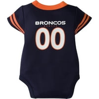 Denver Broncos Baby Boys Mesh Dazzle Bodysuit