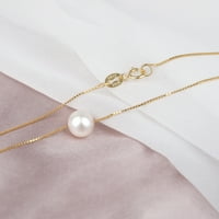 Anavia Cadou fericit de 40 de ani pentru soție de la soț, Colier De Perle cadou de 40 de ani pentru soră- [Perla albă + lanț de