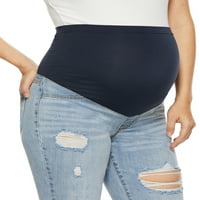 Sofia Jeans by Sofia Vergara blugi bagi pentru gravide pentru femei cu bandă completă pentru burtă