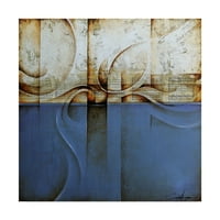 Marcă comercială Fine Art 'Mozart Blue' Canvas Art de la CH Studios