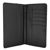 Suport pentru pașaport din piele TraverGo PU, negru TR1240BK