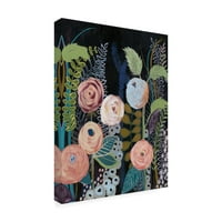 Marcă comercială Fine Art 'Diverging Blooms I' Canvas Art de Grace Popp