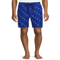 S. Polo Assn. Pantaloni scurți de salon țesute cu Logo pentru bărbați, Dimensiuni S-XL, Pijamale pentru bărbați