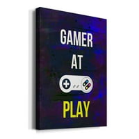 Gamer at Play VI Premium Gallery pânză învelită-gata de agățat