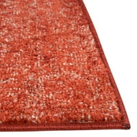 Unic Loom Lucille Del Mar Covor Teracotă Roșu 9' 12 ' Dreptunghi Solid Contemporan Perfect Pentru Camera De Zi Pat Cameră Sufragerie
