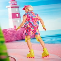 Barbie filmul in-Line Patinaj costum colectie Ken papusa cu vizor, genunchiere & patine Inline