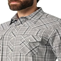 Wrangler pentru bărbați cu mânecă lungă cămașă Western carouri