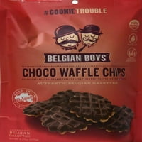 Belgian Boys Choco Waffle Chips, Ct