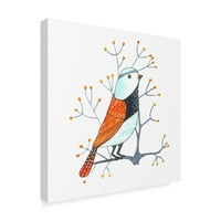 Marcă comercială Fine Art 'Bird Design 3' Canvas Art de Michelle Campbell